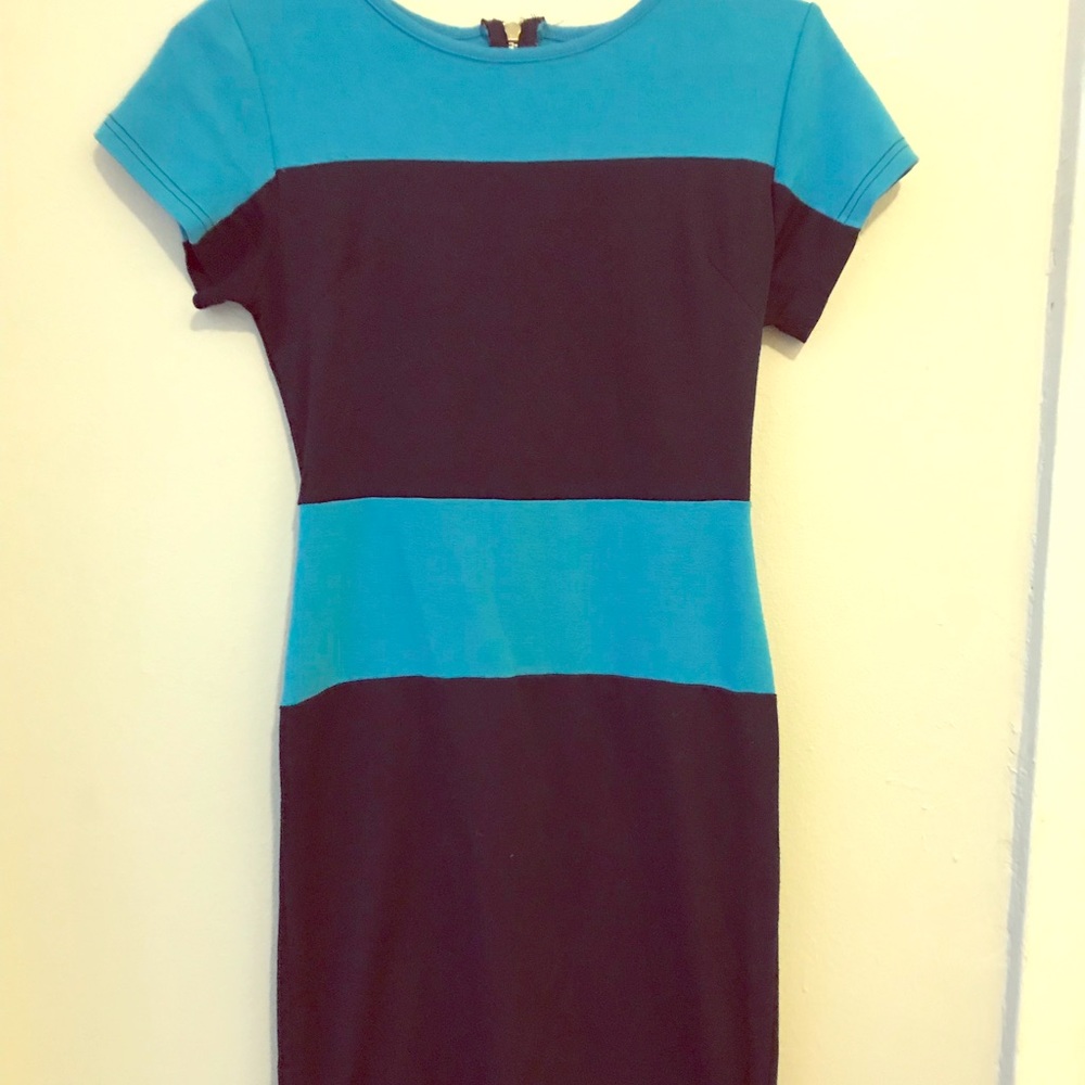 Zip up midi dress